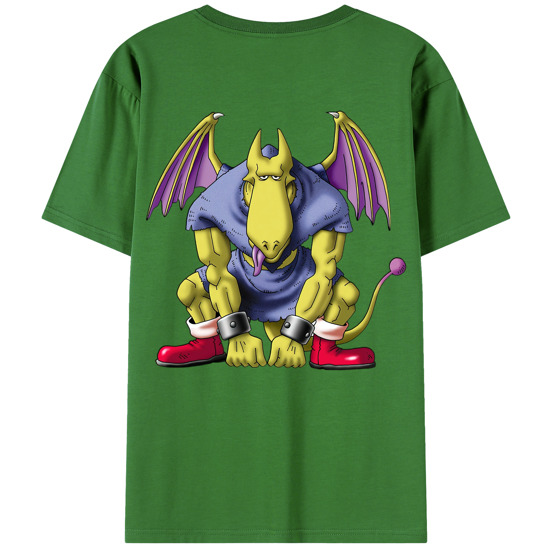 （画像用） ドラゴンクエスト Doragon Kuesuto Dragon Quest レディース半袖Tシャツ(バックプリント)